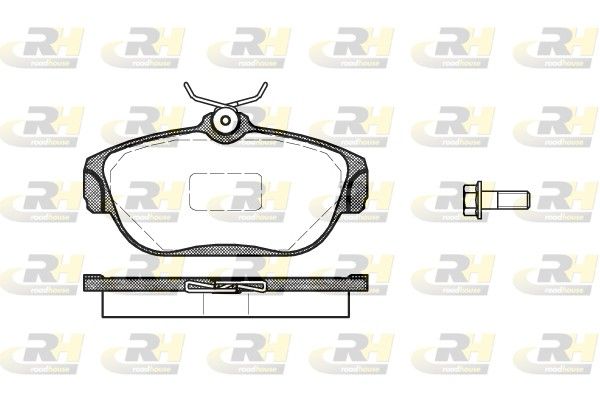 Гальмівні колодки дискові ROADHOUSE 236800 - zapix