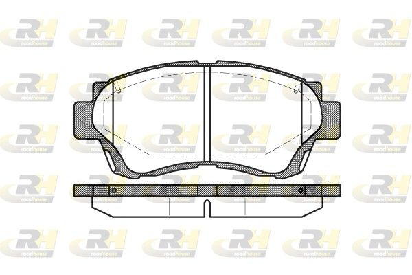 Гальмівні колодки дискові ROADHOUSE 237000 - zapix