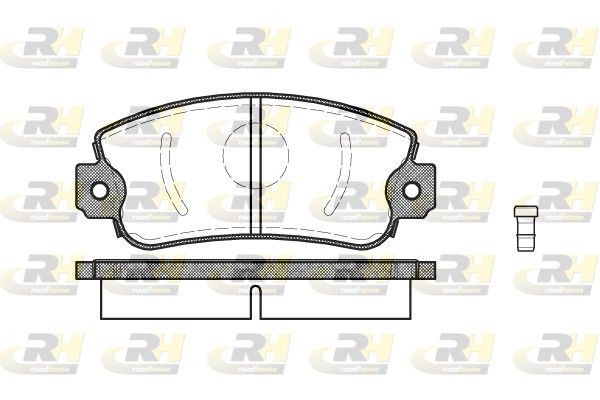 Гальмівні колодки дискові ROADHOUSE 237202 - zapix