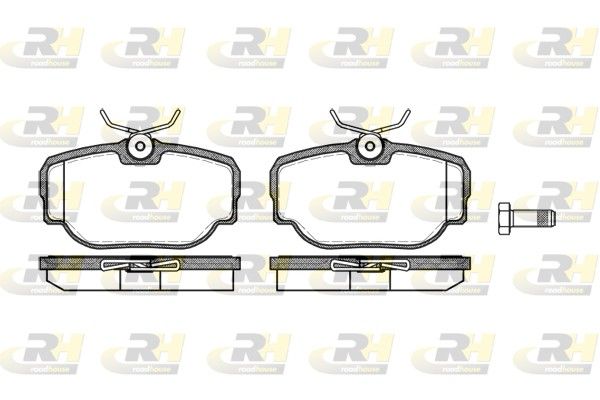 Гальмівні колодки дискові ROADHOUSE 257700 - zapix