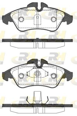 Гальмівні колодки дискові ROADHOUSE 257810 - zapix