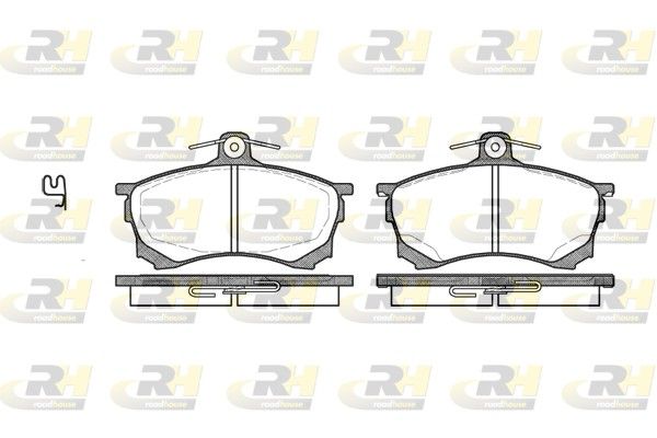 Гальмівні колодки дискові ROADHOUSE 258200 - zapix