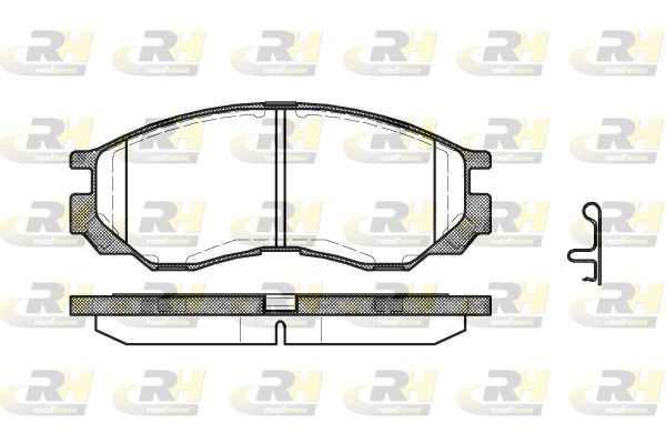 Гальмівні колодки дискові ROADHOUSE 258300 - zapix