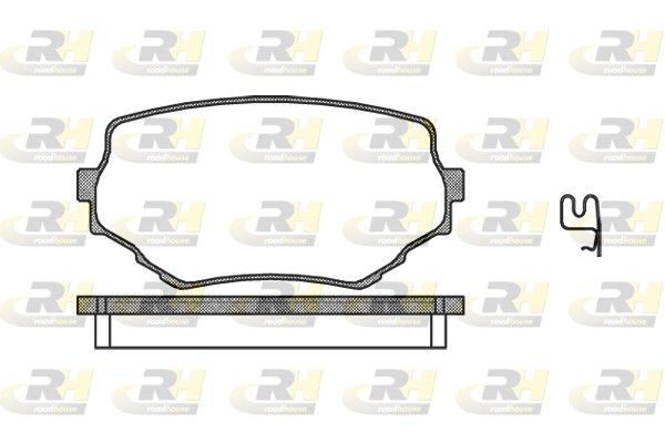 Гальмівні колодки дискові ROADHOUSE 259402 - zapix