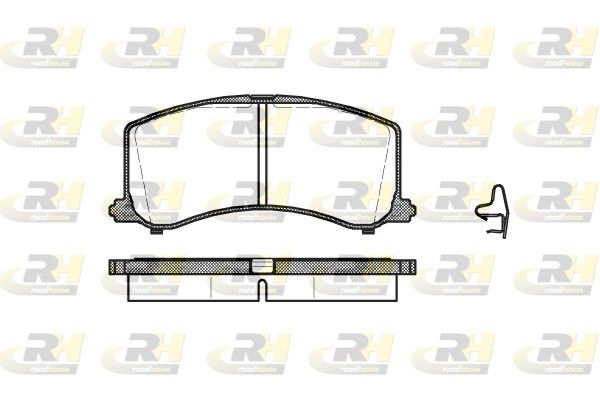 Гальмівні колодки дискові ROADHOUSE 259502 - zapix