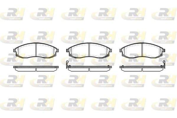 Гальмівні колодки дискові ROADHOUSE 259802 - zapix