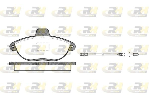 Гальмівні колодки дискові ROADHOUSE 260202 - zapix