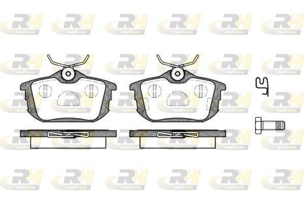 Гальмівні колодки дискові ROADHOUSE 260512 - zapix