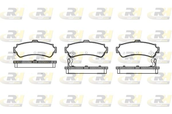 Гальмівні колодки дискові ROADHOUSE 260702 - zapix