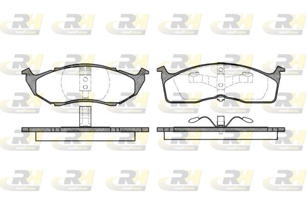 Гальмівні колодки дискові ROADHOUSE 261000 - zapix