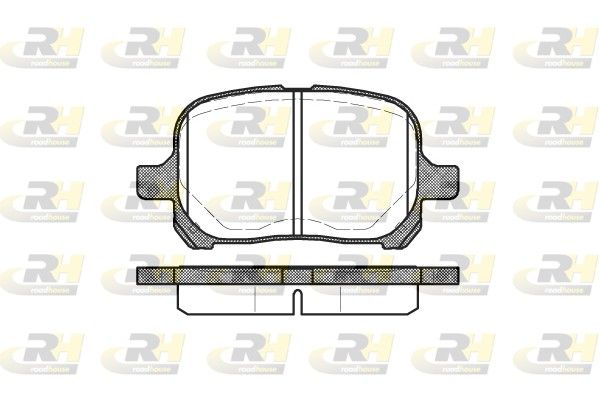Гальмівні колодки дискові ROADHOUSE 262100 - zapix