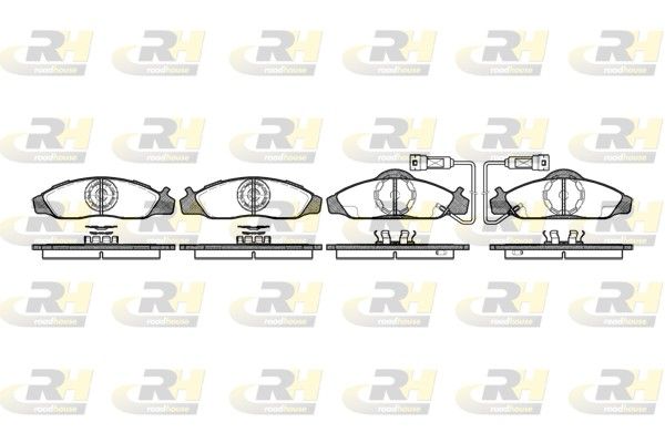 Гальмівні колодки дискові ROADHOUSE 262402 - zapix