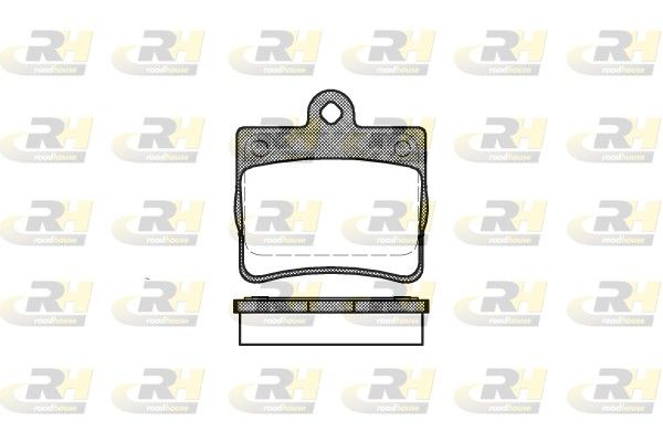 Гальмівні колодки дискові ROADHOUSE 263000 - zapix