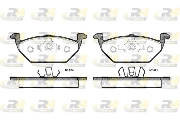 Гальмівні колодки дискові ROADHOUSE 263320 - zapix