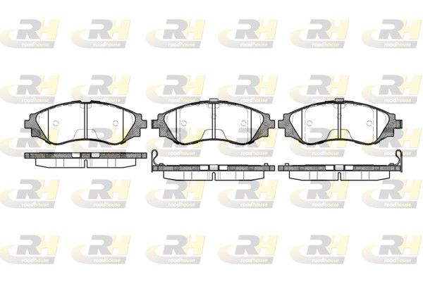 Гальмівні колодки дискові ROADHOUSE 264512 - zapix