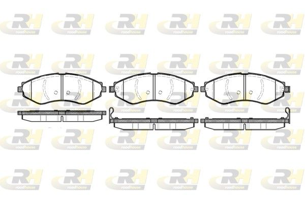 Гальмівні колодки дискові ROADHOUSE 264522 - zapix