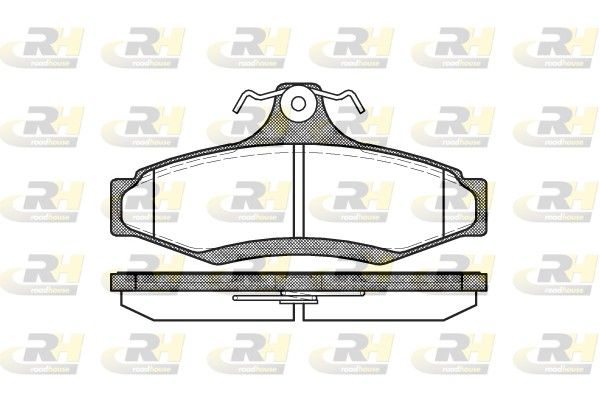 Гальмівні колодки дискові ROADHOUSE 264610 - zapix