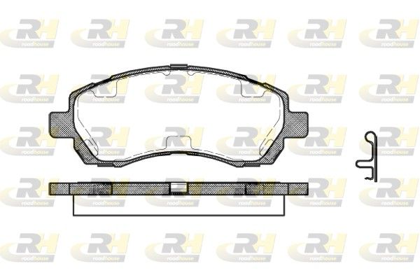 Гальмівні колодки дискові ROADHOUSE 264702 - zapix