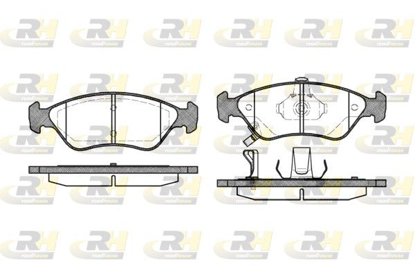 Гальмівні колодки дискові ROADHOUSE 264802 - zapix