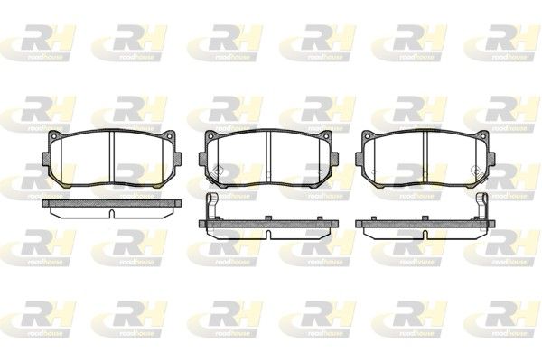 Гальмівні колодки дискові ROADHOUSE 264902 - zapix