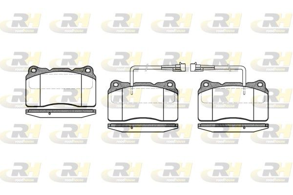 Гальмівні колодки дискові ROADHOUSE 266602 - zapix