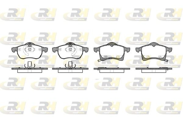 Гальмівні колодки дискові ROADHOUSE 268302 - zapix