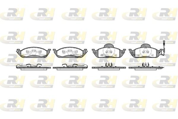 Гальмівні колодки дискові ROADHOUSE 269701 - zapix