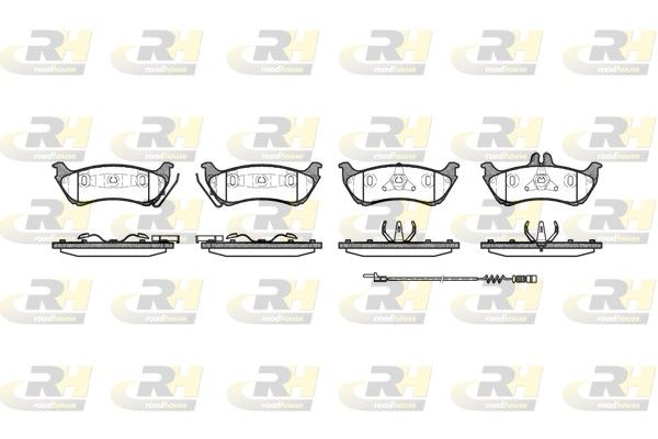 Гальмівні колодки дискові ROADHOUSE 269811 - zapix
