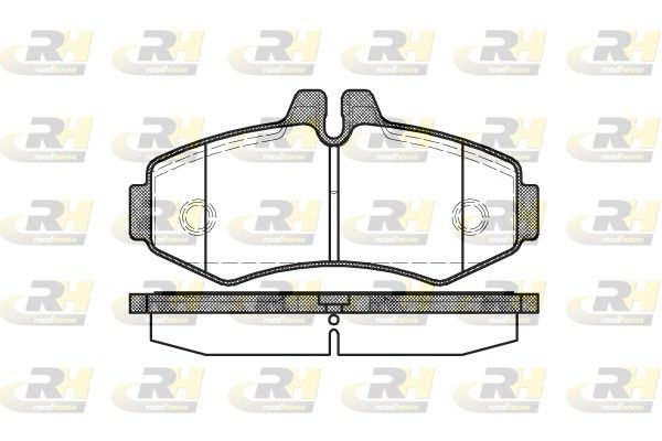 Гальмівні колодки дискові ROADHOUSE 270100 - zapix