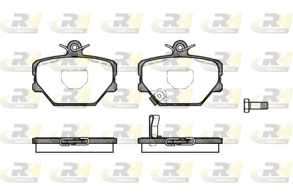 Гальмівні колодки дискові ROADHOUSE 270502 - zapix