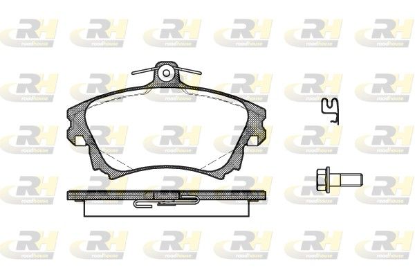 Гальмівні колодки дискові ROADHOUSE 270802 - zapix
