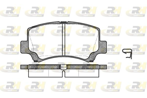 Гальмівні колодки дискові ROADHOUSE 271002 - zapix