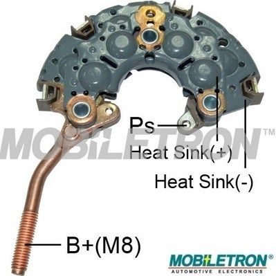 Деталі генератора MOBILETRON RN49 - zapix