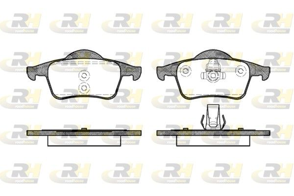 Гальмівні колодки дискові ROADHOUSE 271400 - zapix