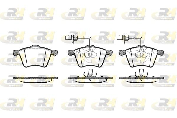 Гальмівні колодки дискові ROADHOUSE 272102 - zapix