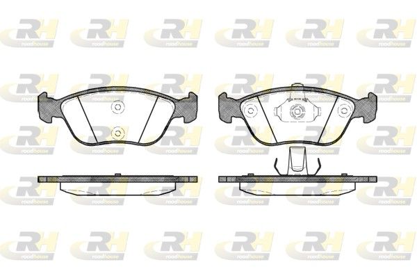 Гальмівні колодки дискові ROADHOUSE 272200 - zapix