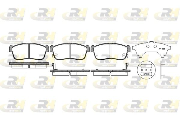 Гальмівні колодки дискові ROADHOUSE 272402 - zapix