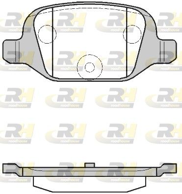 Гальмівні колодки дискові ROADHOUSE 272700 - zapix