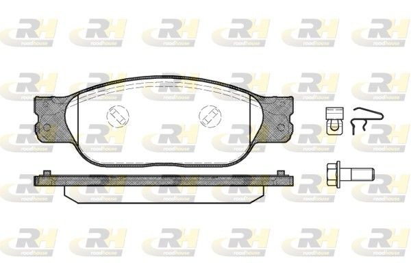 Гальмівні колодки дискові ROADHOUSE 273110 - zapix