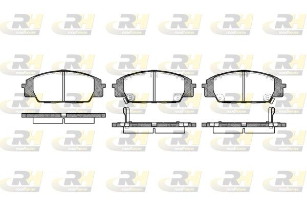 Гальмівні колодки дискові ROADHOUSE 273502 - zapix