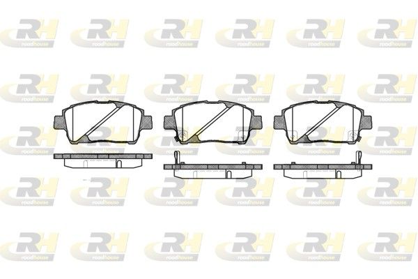 Гальмівні колодки дискові ROADHOUSE 274002 - zapix