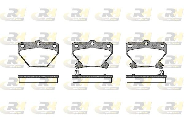 Гальмівні колодки дискові ROADHOUSE 274102 - zapix