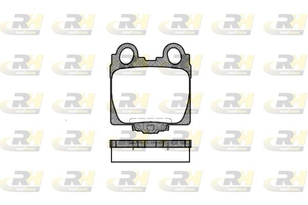 Гальмівні колодки дискові ROADHOUSE 274304 - zapix