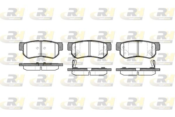 Гальмівні колодки дискові ROADHOUSE 274602 - zapix