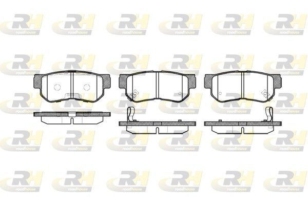 Гальмівні колодки дискові ROADHOUSE 274612 - zapix