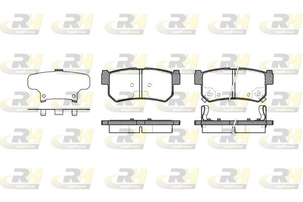Гальмівні колодки дискові ROADHOUSE 274662 - zapix