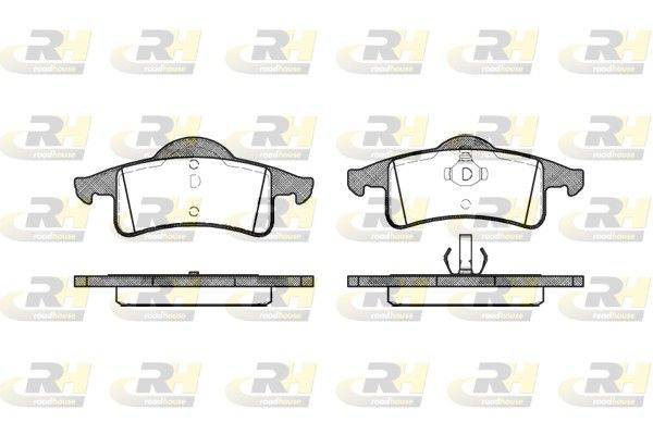 Гальмівні колодки дискові ROADHOUSE 275800 - zapix