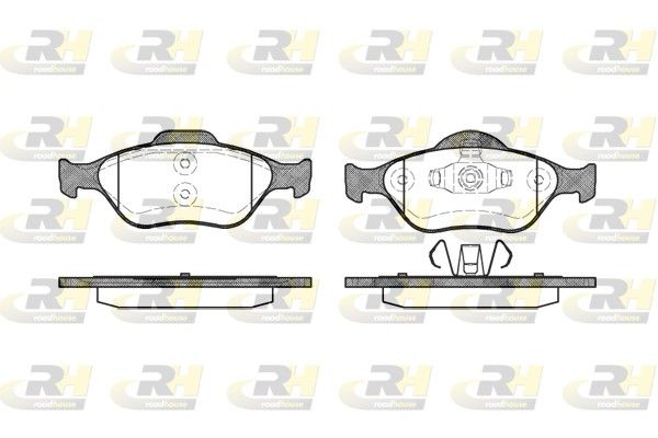 Гальмівні колодки дискові ROADHOUSE 276600 - zapix