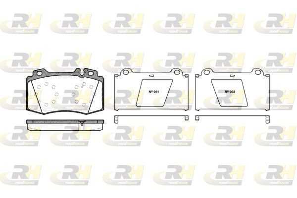 Гальмівні колодки дискові ROADHOUSE 276900 - zapix