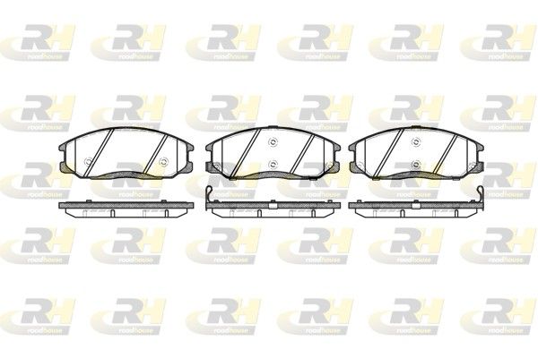 Гальмівні колодки дискові ROADHOUSE 277102 - zapix